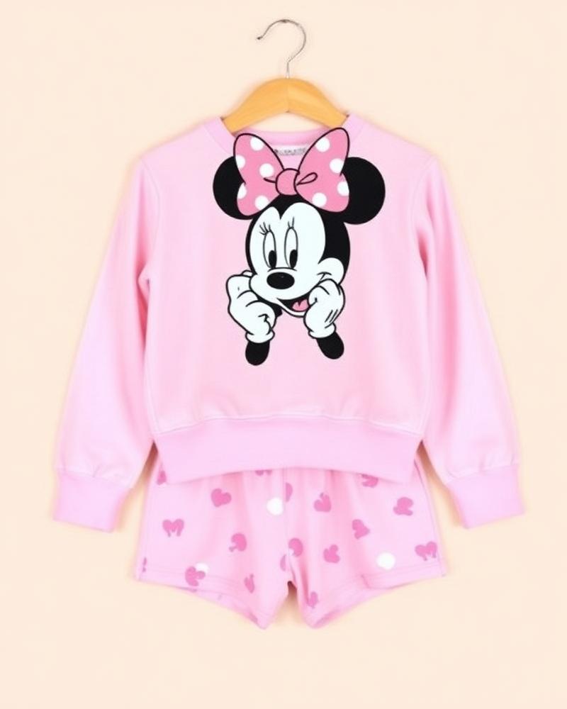 Conjunto Minnie Rosa